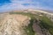 Aerial view - Oasis near Viana desert, Boavista - Cape Verde