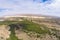 Aerial view - Oasis near Viana desert, Boavista - Cape Verde