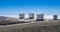 Aerial view of the Observatory over the Paranal hill