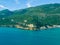 Aerial View Ocean Coastal Landscape of Nature Park Arrabida