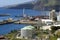 Aerial view of Ocean, harbor industrial zone