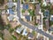 Aerial view of Oceanside town in San Diego, California. USA