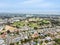 Aerial view of Oceanside town in San Diego, California. USA