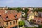 Aerial view od Quedlinburg Germany