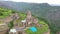 Aerial view Old christianity unique church monastery Tatev.