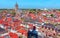 Aerial View of Old City, Delft, Holland