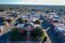 Aerial view of the old Court House in Monroe NC