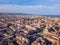 Aerial view of the old town of Catania, Sicily