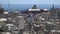 Aerial view of old town Genoa. Genova Skyline, Italy.