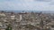 Aerial view of old town Genoa. Genova Skyline, Italy.