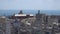 Aerial view of old town Genoa. Genova Skyline, Italy.