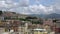 Aerial view of old town Genoa. Genova Skyline, Italy.