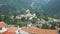 Aerial view of the old town of Guapulo where the Sanctuary of the Virgin of Guapulo stands out