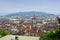 Aerial view of old town Lucerne, Switzerland