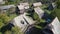 Aerial view of old wooden houses in Cigoc village