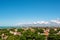 Aerial view of Olinda and Recife in Pernambuco, Brazil