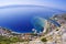 Aerial view of Omis resort on the Dalmatian Coast, Croatia