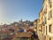 Aerial view from one of the viewpoints of the city with the details of the unique buildings of the historic center of the city of