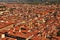 Aerial view onto old town Florence.