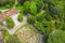 Aerial view of Opatija town in Croatia