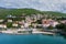 Aerial view of Opatija town in Croatia