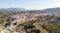 Aerial view of Orba village in Alicante, Spain.