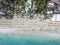 Aerial view from Orient Bay in Saint Martin