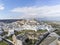 aerial view of Ostuni, white city in Puglia Italy