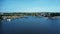 Aerial view of Oulton Broads in Norfolk