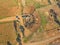 Aerial view of Outback Cattle mustering