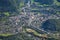 Aerial view over Bad Ischl