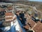 aerial view over Bebenhausen Monastery Germany