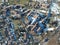 aerial view over Bebenhausen Monastery Germany