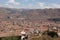 An aerial view over Cuzco