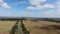 Aerial view over the endless landscape of the australian outback