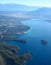 Aerial view over Gocek and Fethiye in Turkey