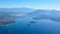 Aerial view over Gocek and Fethiye in Turkey