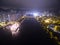 Aerial view over Shatin in Hong Kong