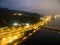 Aerial view over Shatin in Hong Kong