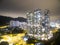 Aerial view over Shatin in Hong Kong