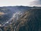 .Aerial view over Szczawnica town in Pieniny, Poland