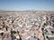 Aerial view over a township near Cape Town, South Africa