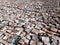 Aerial view over a township near Cape Town, South Africa