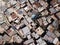 Aerial view over a township near Cape Town, South Africa