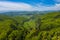 Aerial view of Owl Mountains, Poland, Lower Silesia