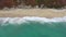 Aerial View of Pacific Ocean and Scenic Beach in Northern California