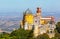 Aerial view of Palace da Pena