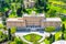 Aerial view of Palace of the Governorate in Vatican Gardens, Vatican City