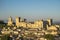 Aerial view of Palais des Papes, UNESCO World Heritage Site, and