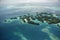 Aerial view of Palau\'s famous seventy islands